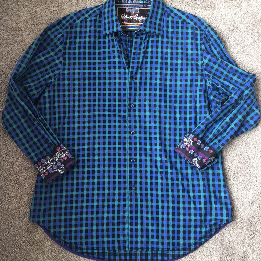 LIKE NEW Robert Graham men’s dress shirt